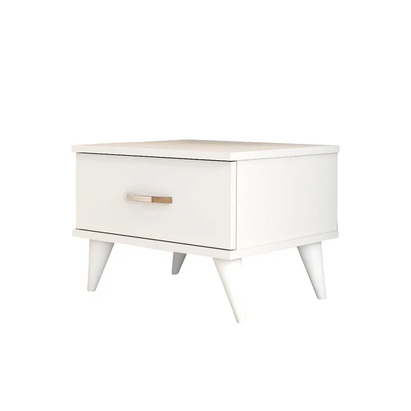 Noptiera alba, design minimalist, un sertar spatios [4]