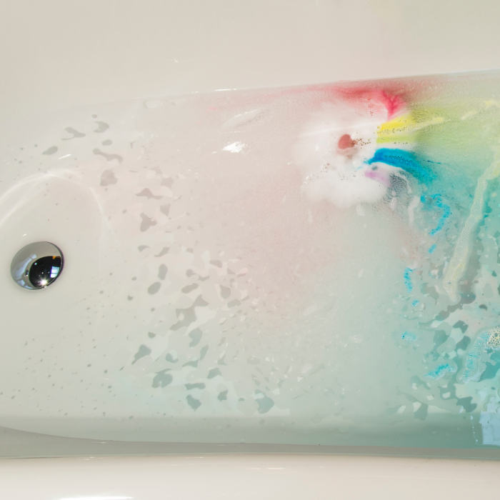 Nor efervescent de baie, cu efect de curcubeu [6]