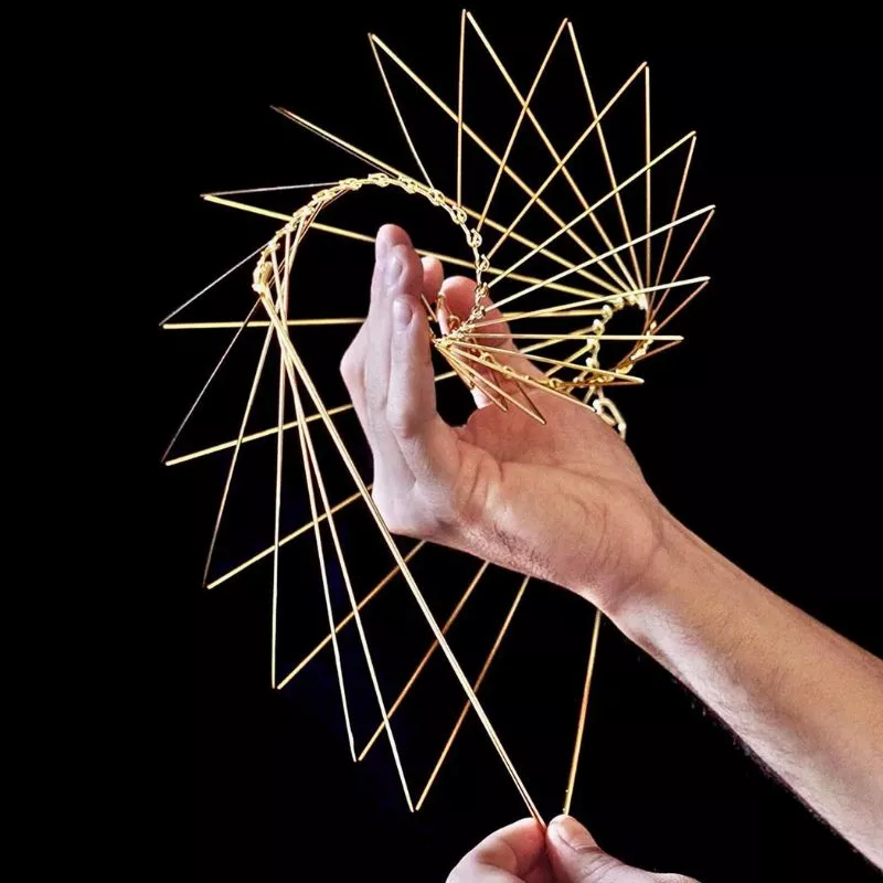 Obiect de arta cinetica Square Wave Spinner [2]