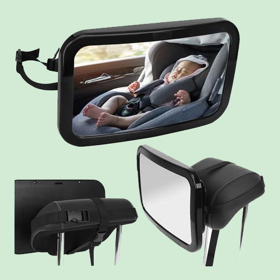 Oglinda auto bebelusi pentru supraveghere scaun spate [1]