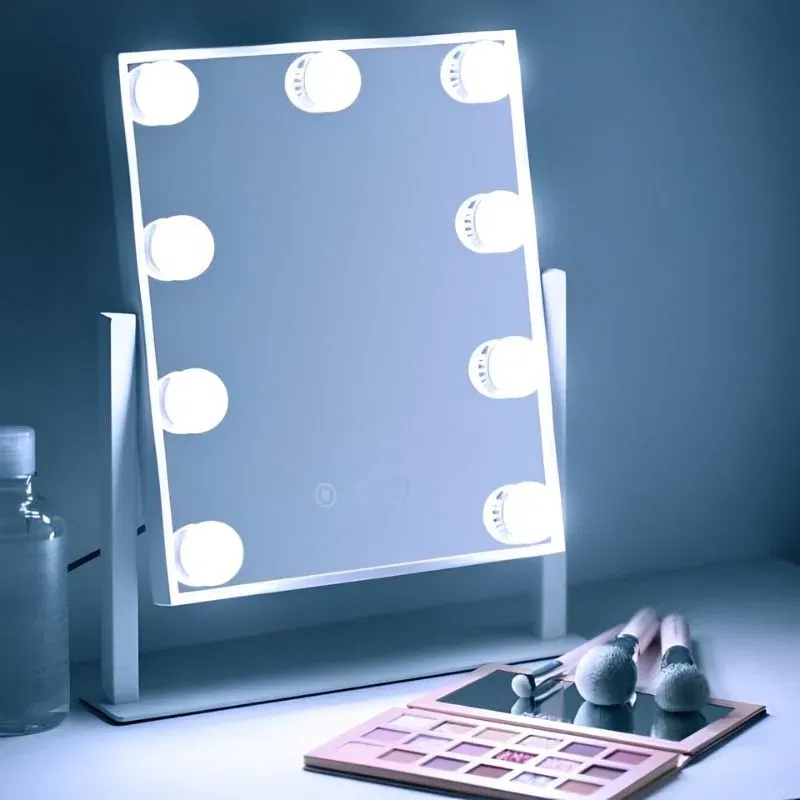 Oglinda machiaj cu Smart Touch si 9 becuri Vanity [8]