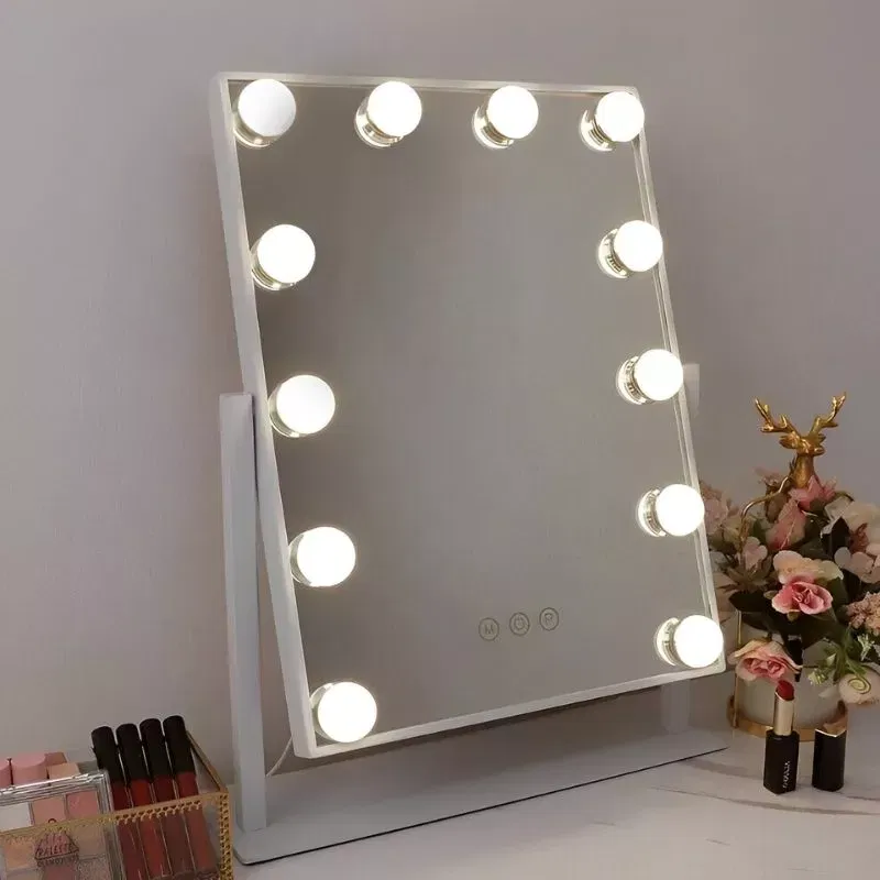 Oglinda machiaj profesionala cu 12 becuri LED Hollywood Star [9]