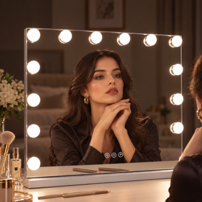Oglinda machiaj profesionala Hollywood Star cu 14 becuri [1]