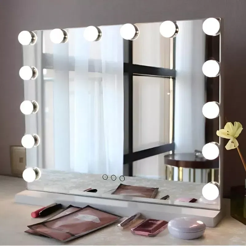 Oglinda machiaj profesionala Hollywood Star cu 14 becuri [7]