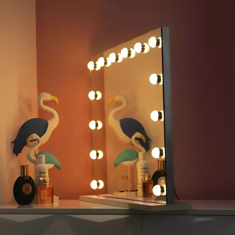 Oglinda machiaj profesionala Hollywood Star cu 14 becuri [5]