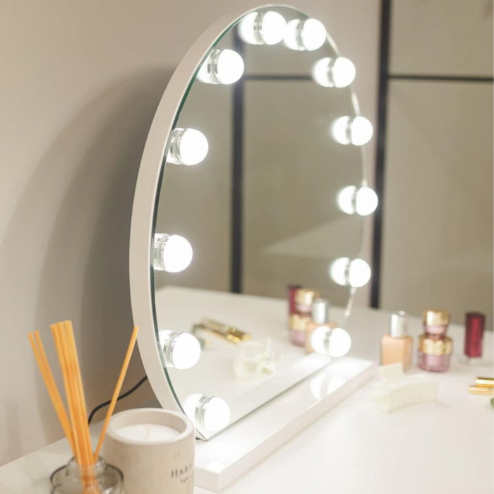 Oglinda Sphere cu 12 becuri LED [15]