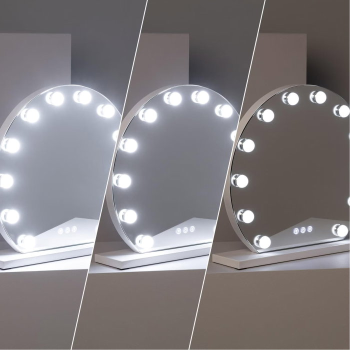 Oglinda Sphere cu 12 becuri LED [14]