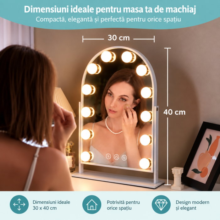 Oglinda Starshine LED cu touch [2]