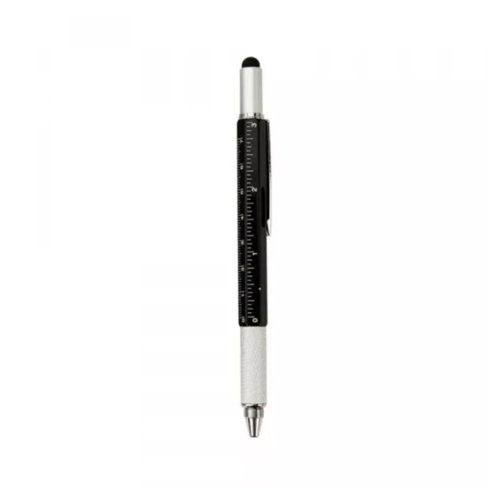 Pix multifunctional 6 in 1, surubelnita plata, rigla, capat touchscreen, nivela cu bula [9]