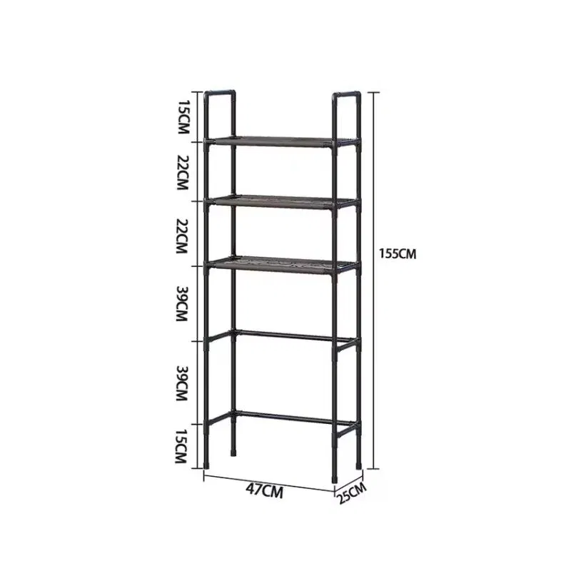 Organizator baie vertical cu 3 rafturi [4]