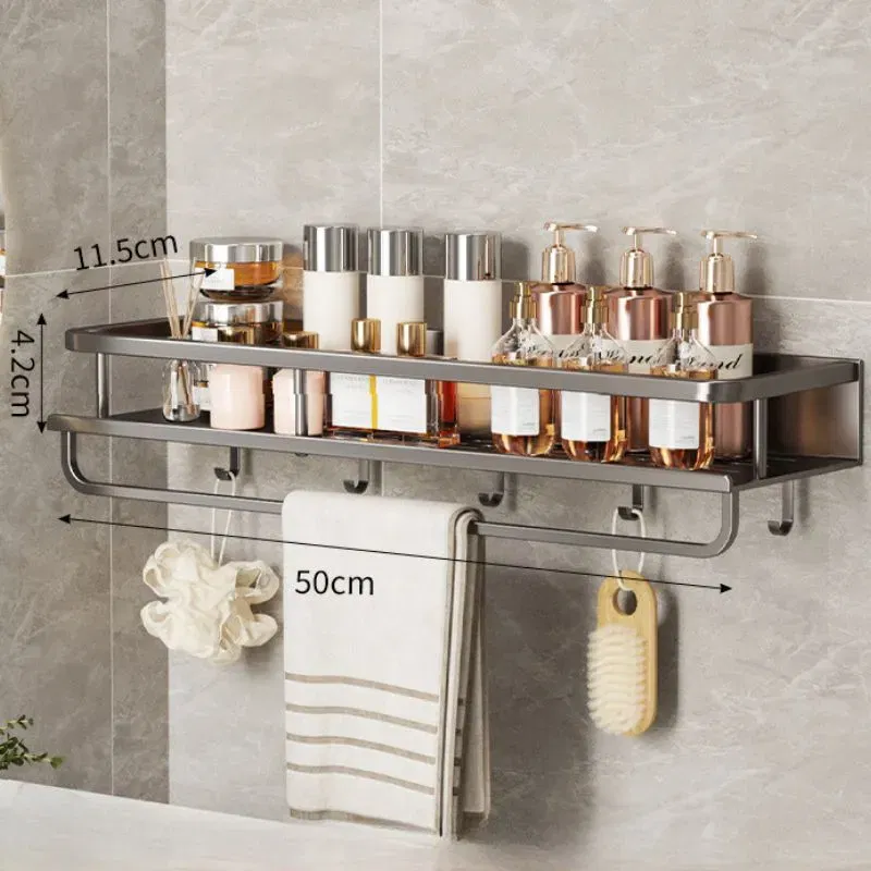 Organizator de perete cu suport prosop 50 cm [2]