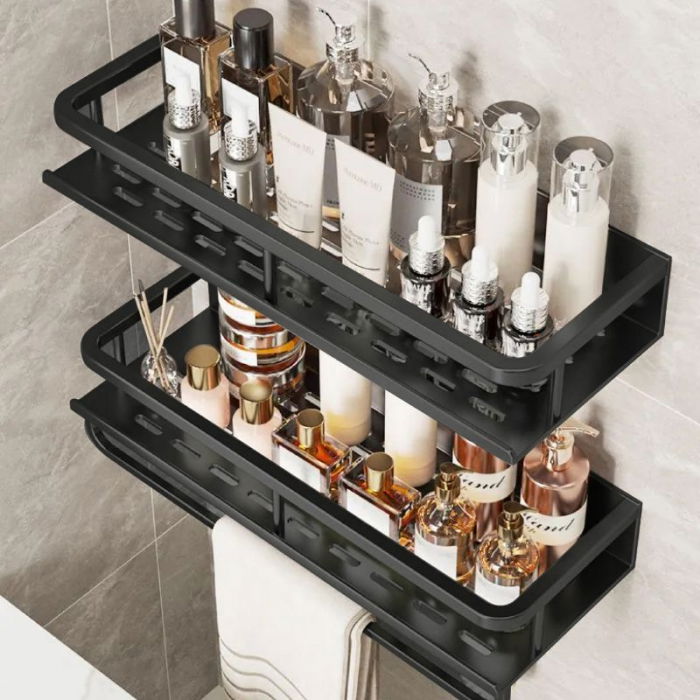 Organizator de perete Dublu cu suport prosop 30 cm [4]