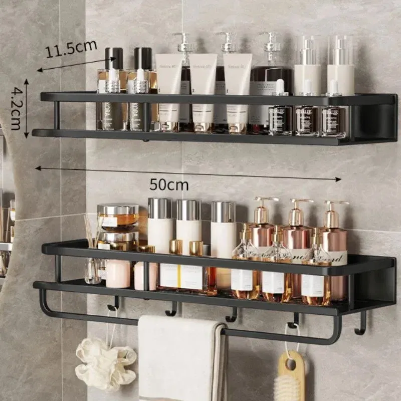 Organizator de perete Dublu cu suport prosop 50 cm [4]