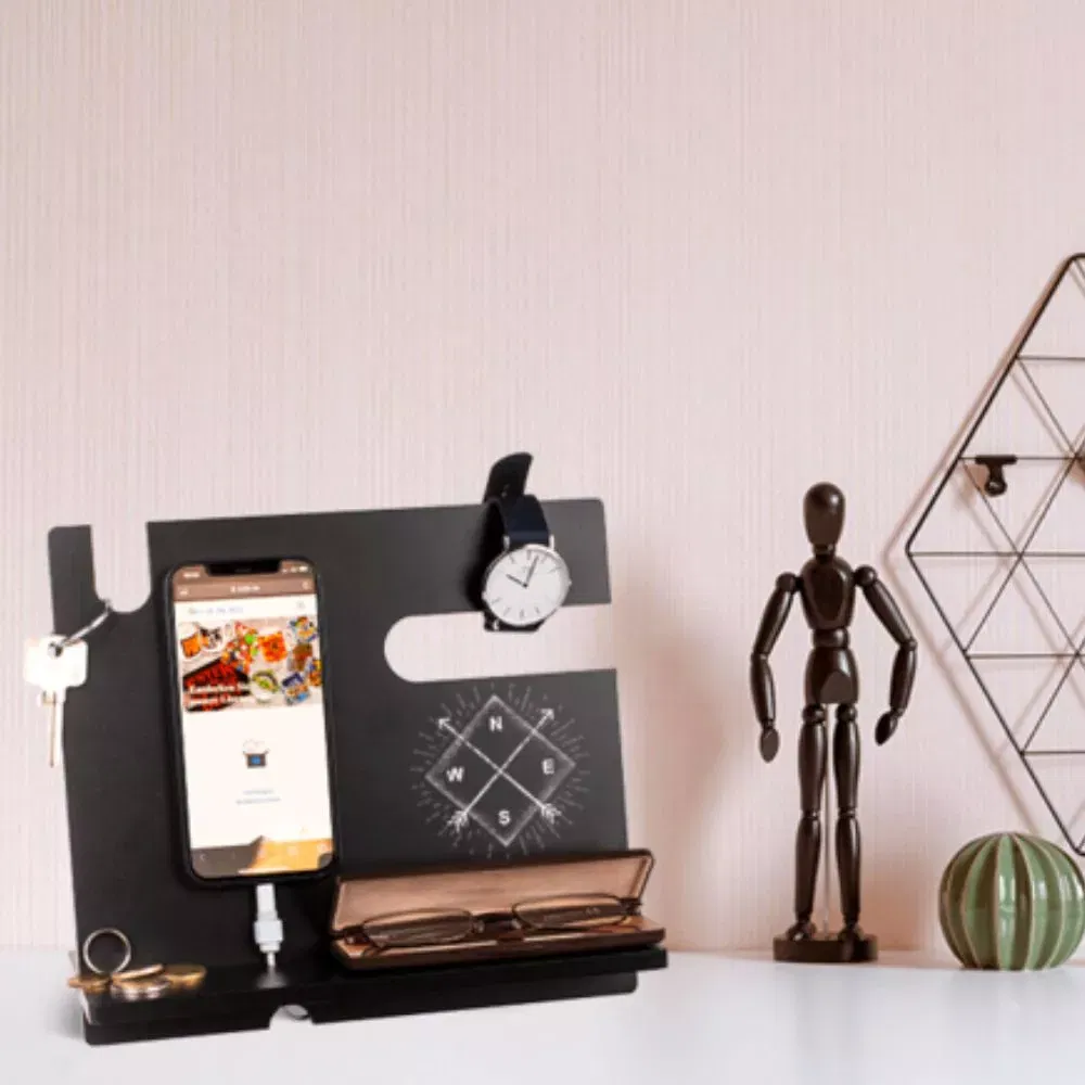 Organizator ergonomic de birou WoodOrg [1]