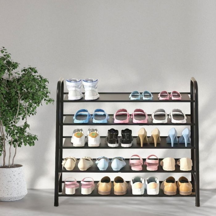 Organizator incaltaminte negru, 5 niveluri [3]