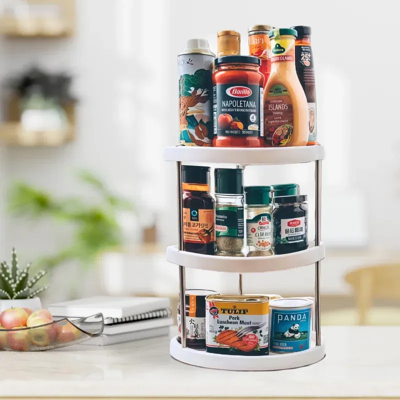 Organizator rotativ bucatarie 3 nivele [1]