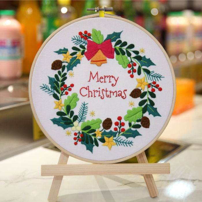 Pachet 2 Kit-uri Broderie DIY, Craciun de poveste [3]