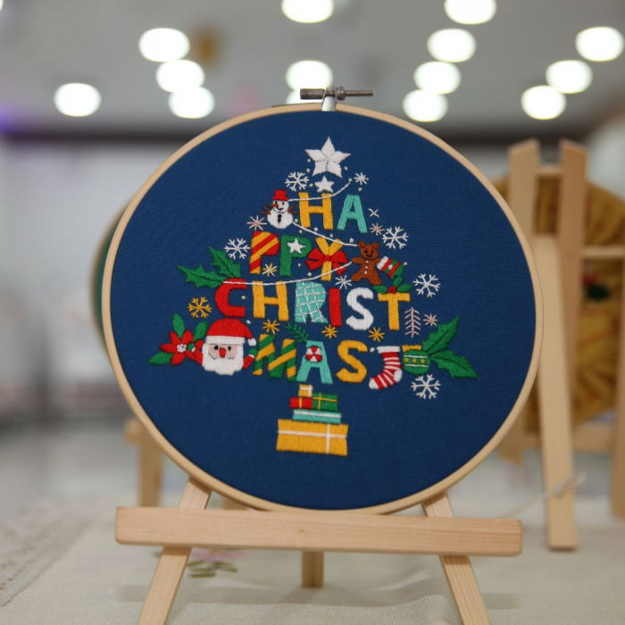 Pachet 2 Kit-uri Broderie DIY, Craciun de poveste [8]