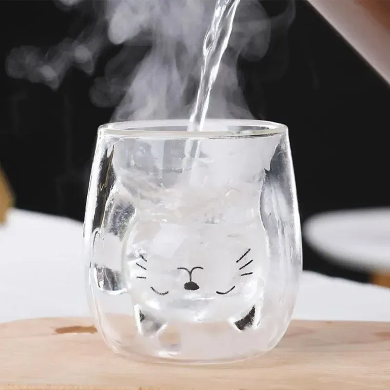 Pahar cu Pereti Dubli Black Cat [4]