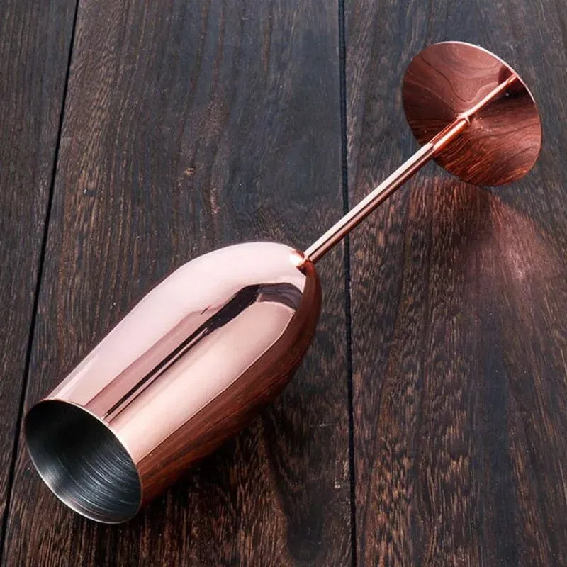 Pahar sampanie din Otel inoxidabil Rose Gold [4]