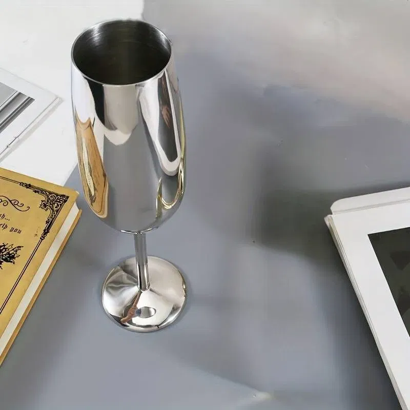 Pahar sampanie din Otel inoxidabil Silver [5]