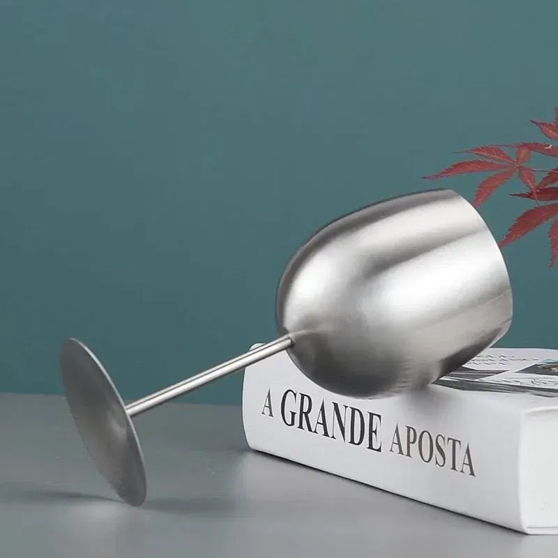Pahar vin din Otel Inoxidabil Matte Silver [2]