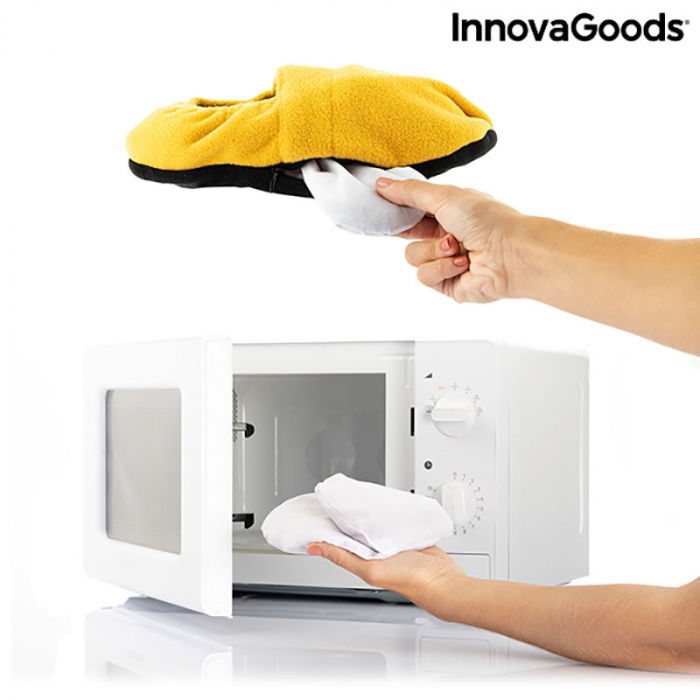 Papuci cu incalzire la microunde, galben mustar [5]