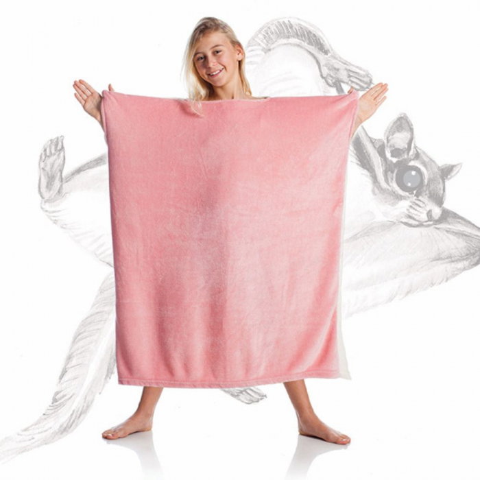 Patura cu maneci pentru copii, Oversized Rose, 240g/mp [1]