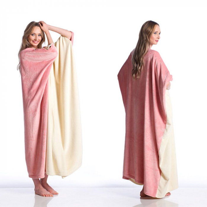 Patura cu maneci Rose Double Sided, Oversized, 240g/mp [7]