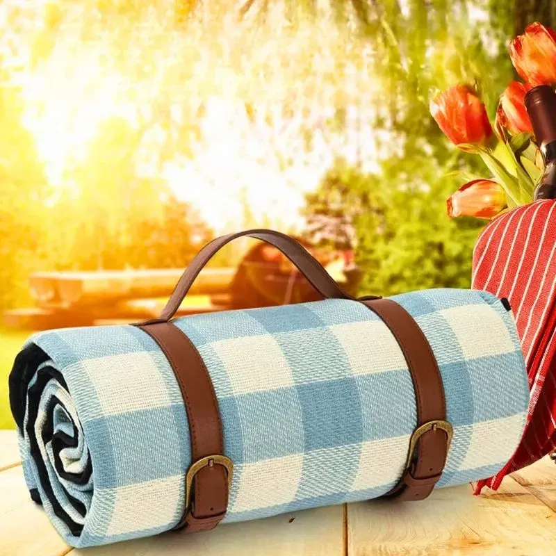 Patura de picnic cu maner din piele ecologica [9]