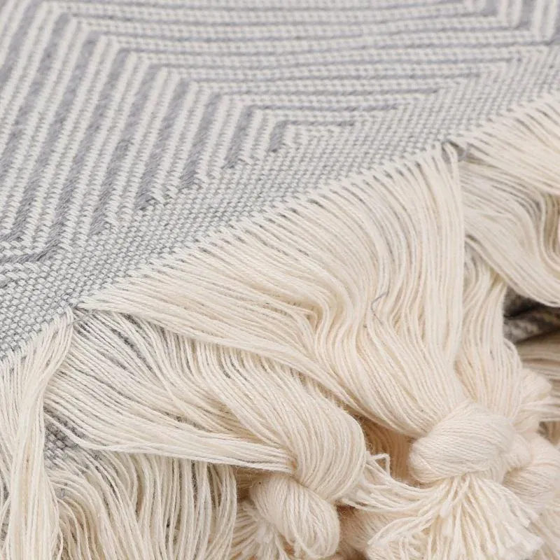 Patura moale bumbac 170x230 cm, model minimalist [5]