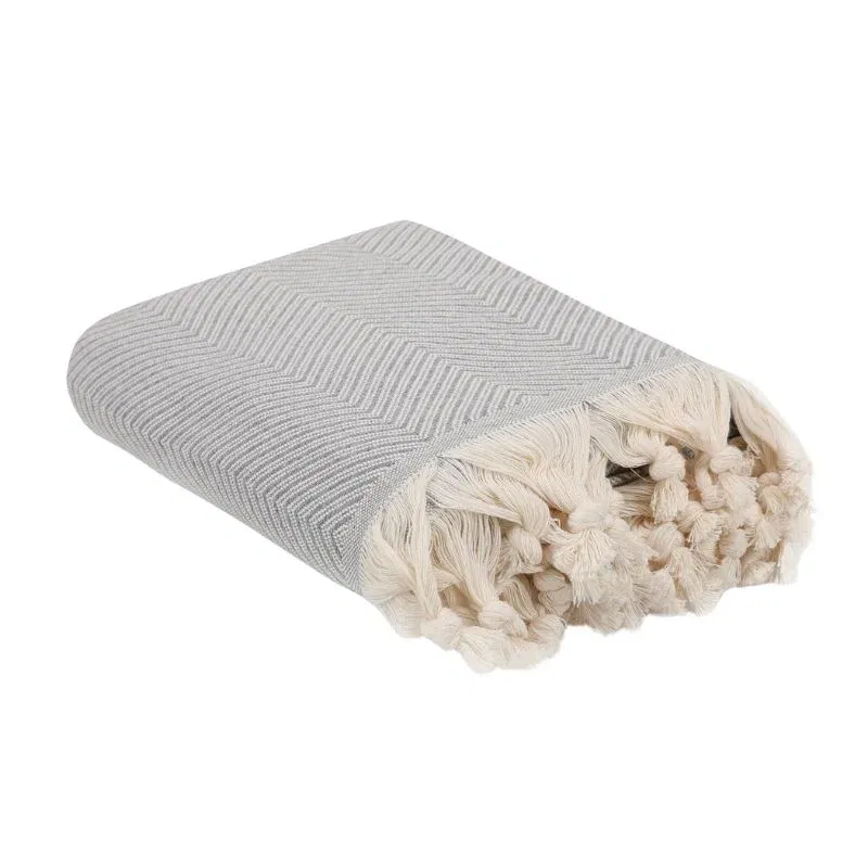 Patura moale bumbac 170x230 cm, model minimalist [3]