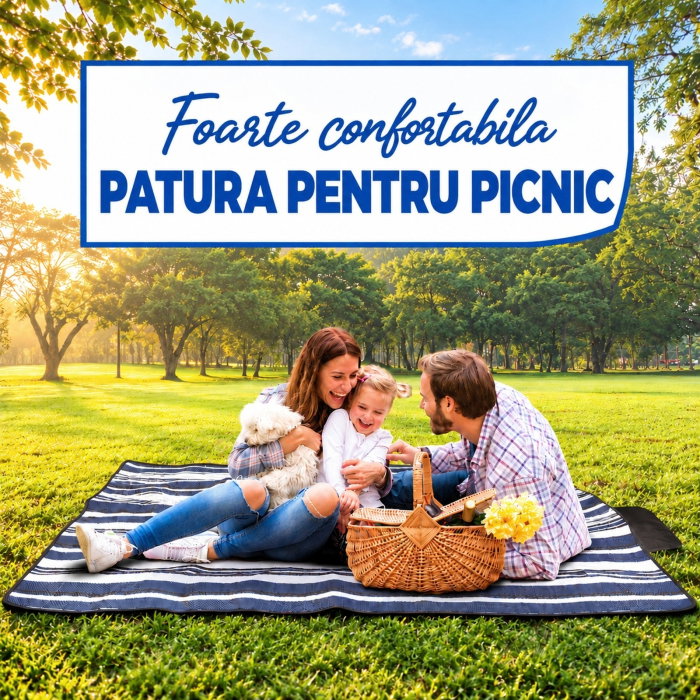 Patura Picnic Fun cu Buzunar [15]
