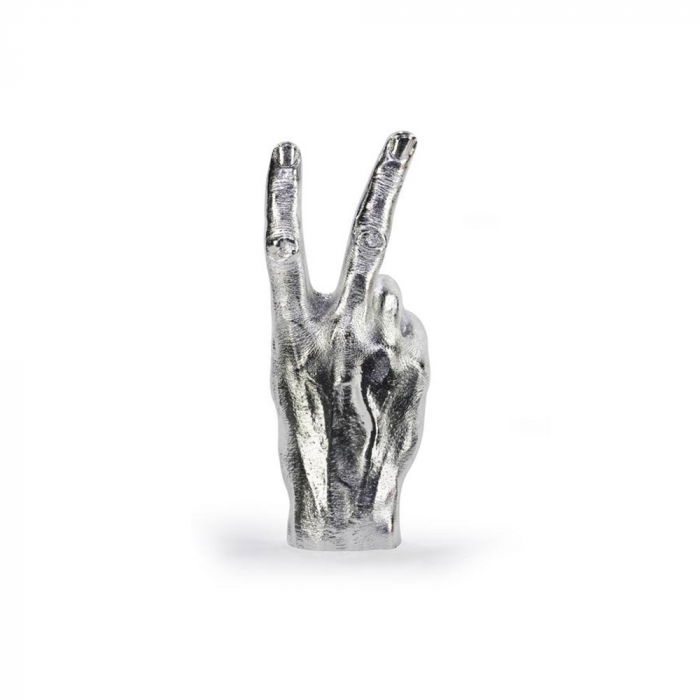 Peace, suport si obiect decorativ victorios, Silver [3]