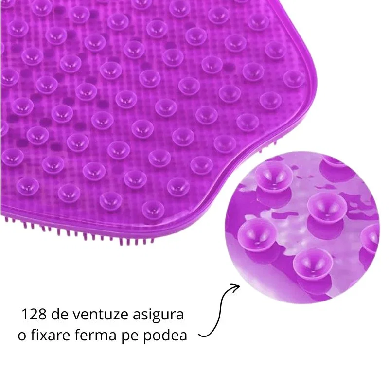 Perie pentru picioare din silicon, curatare, exfoliere si masaj [7]