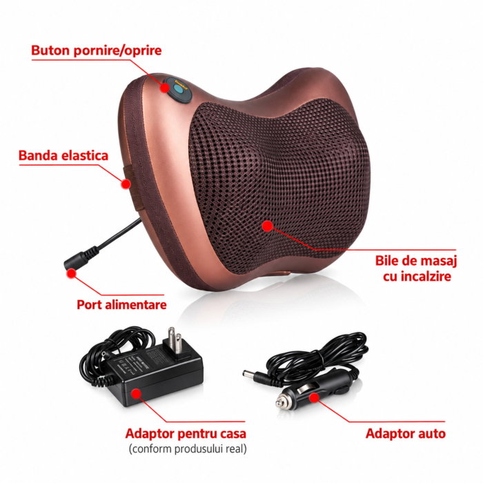 Perna de Masaj cu 4 Capete Rotative si Incalzire [10]