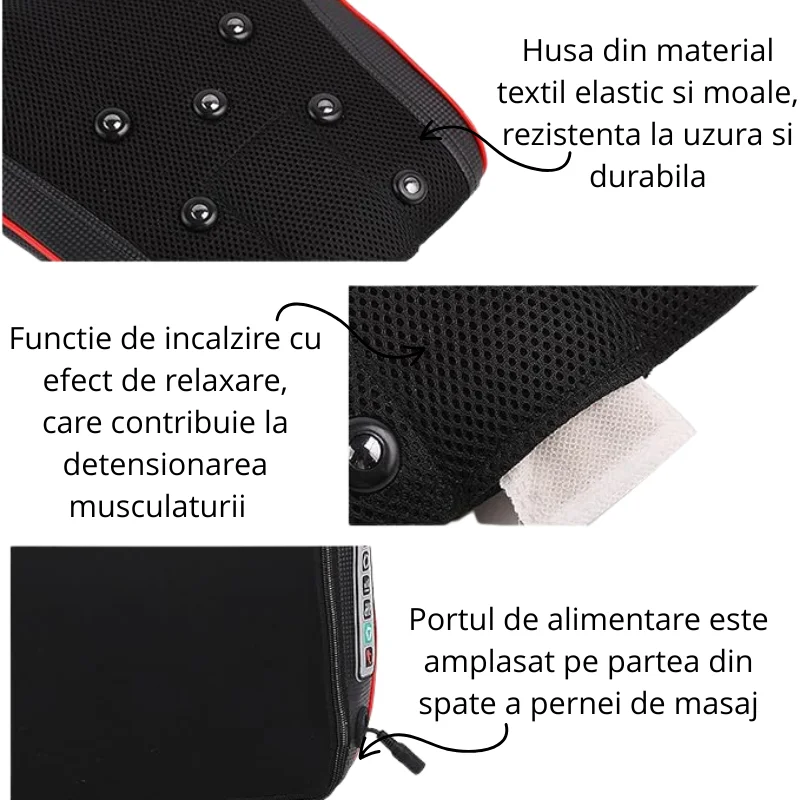 Perna de Masaj UltraComfort cu incalzire si telecomanda [7]
