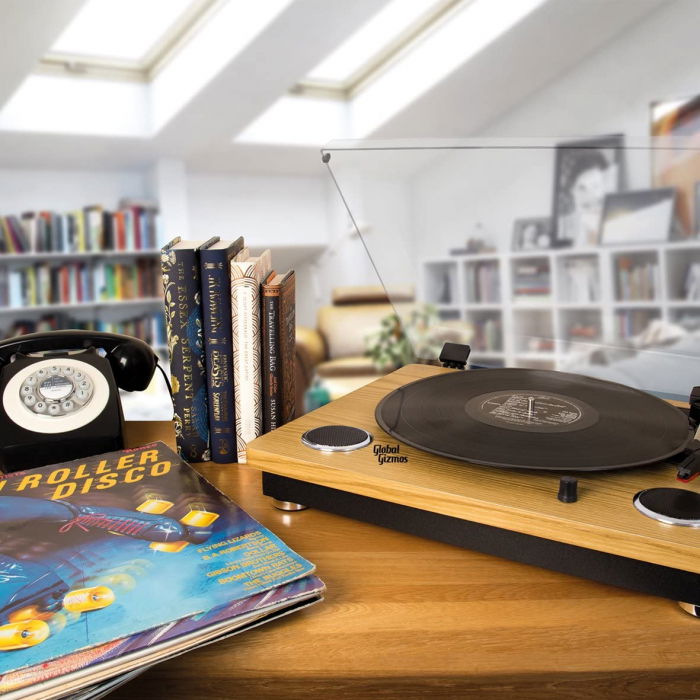 Pick up portabil cu Bluetooth si difuzoare [2]