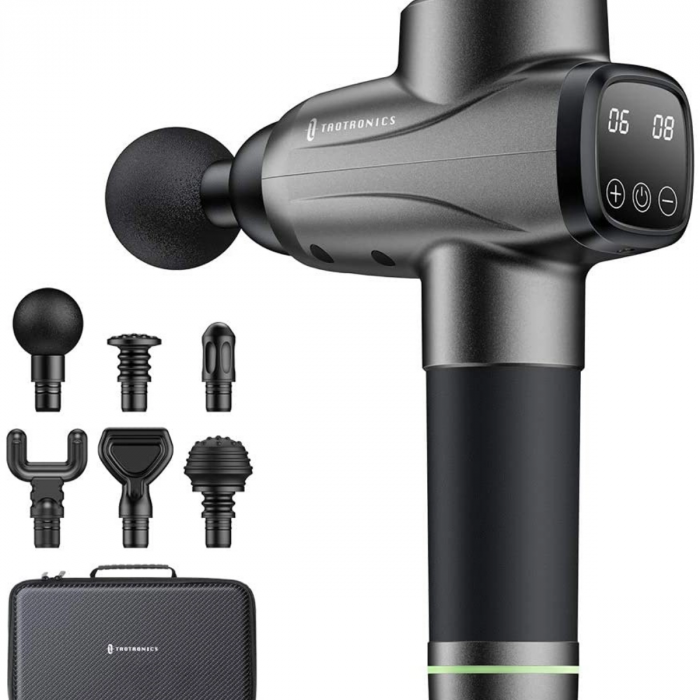 Pistol de masaj TaoTronics cu 10 trepte de viteza [9]