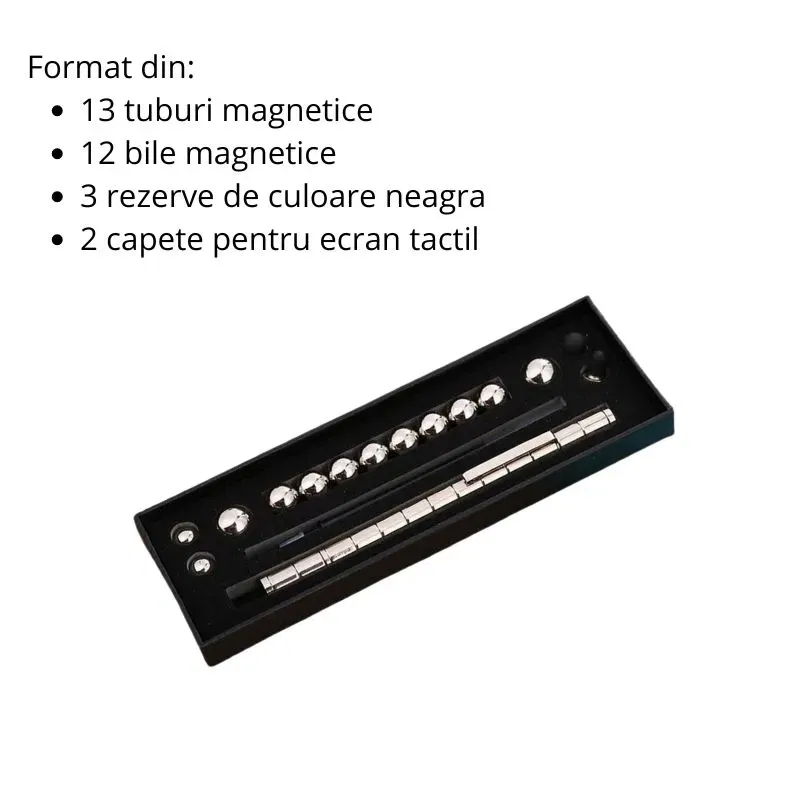 Pix Argintiu Antistres cu Magnet [8]