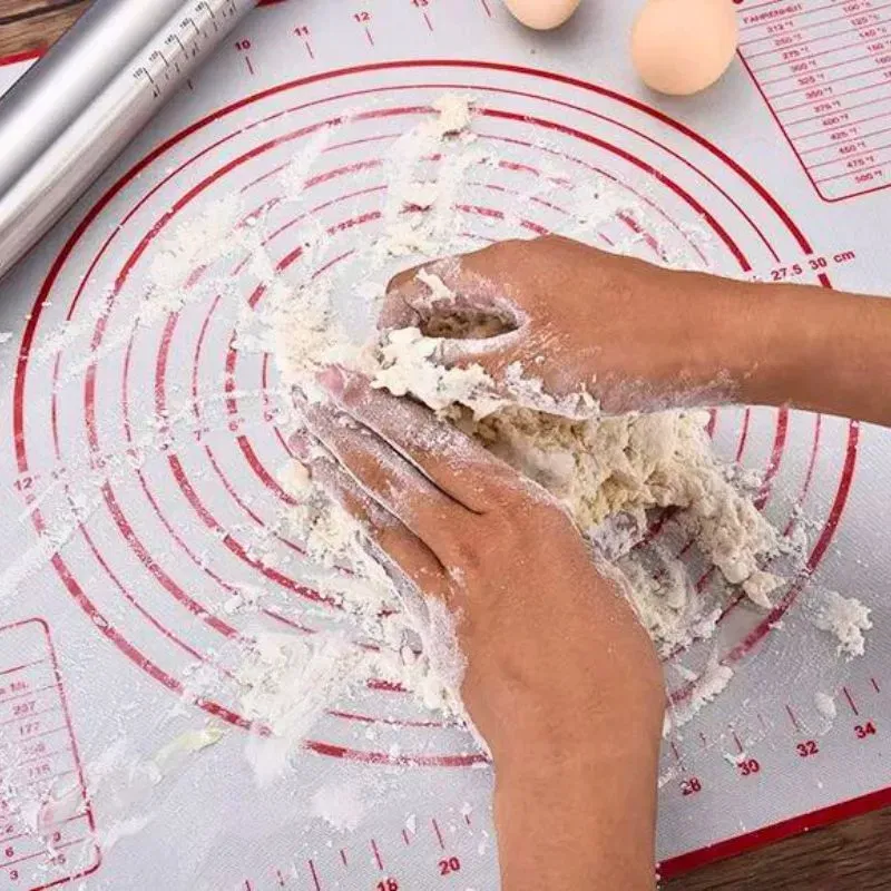 Plansa de aluat cu sucitor reglabil Set cadou Bucatareala [3]