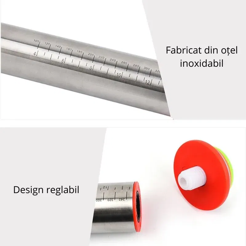 Plansa de aluat cu sucitor reglabil Set cadou Bucatareala [20]