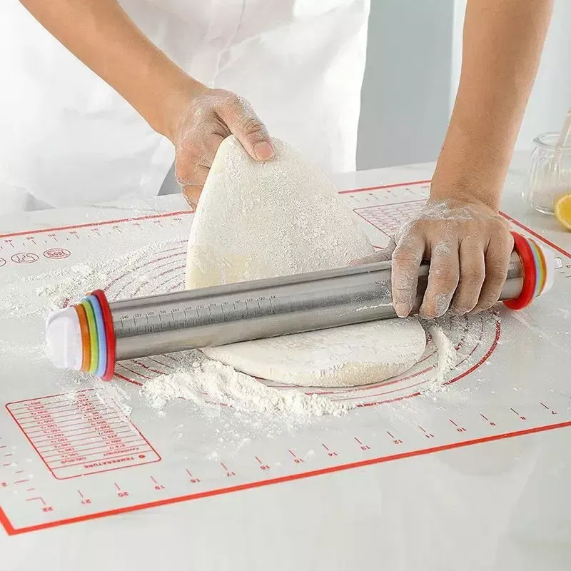 Plansa de aluat cu sucitor reglabil Set cadou Bucatareala [7]