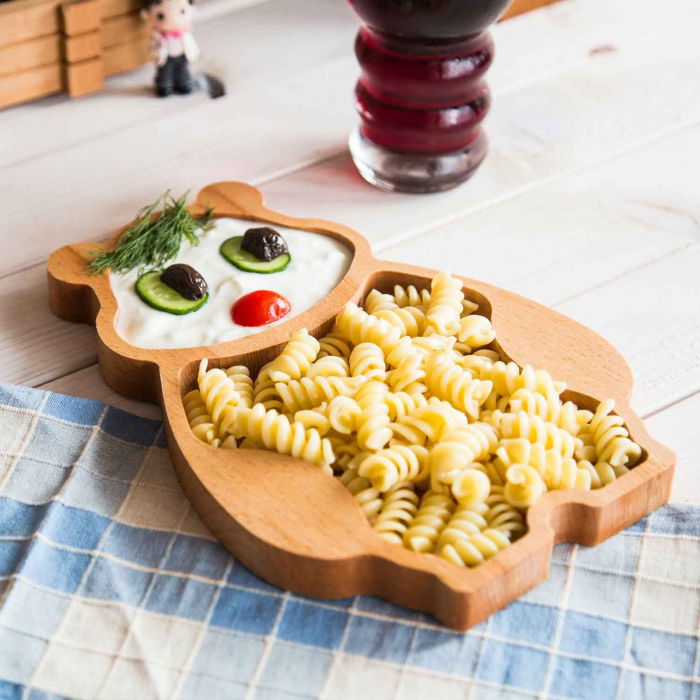 Platou Aperitive din Lemn - 18 cm [1]