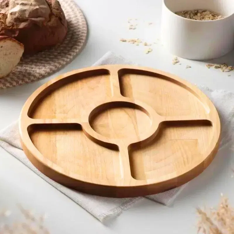 Platou pentru gustari din bambus cu 5 compartimente 30 cm [2]