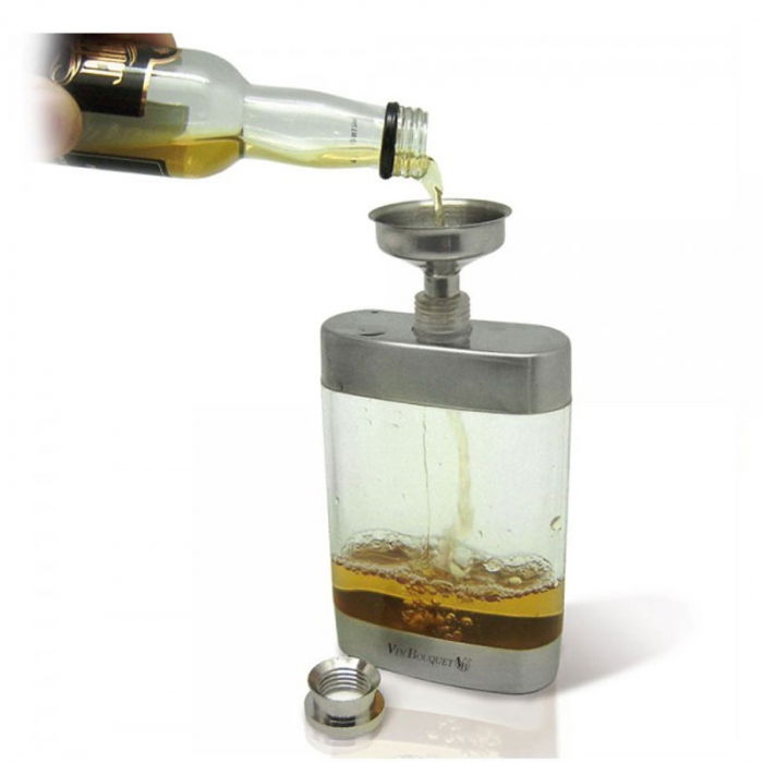 Plosca din otel inoxidabil, transparenta [2]