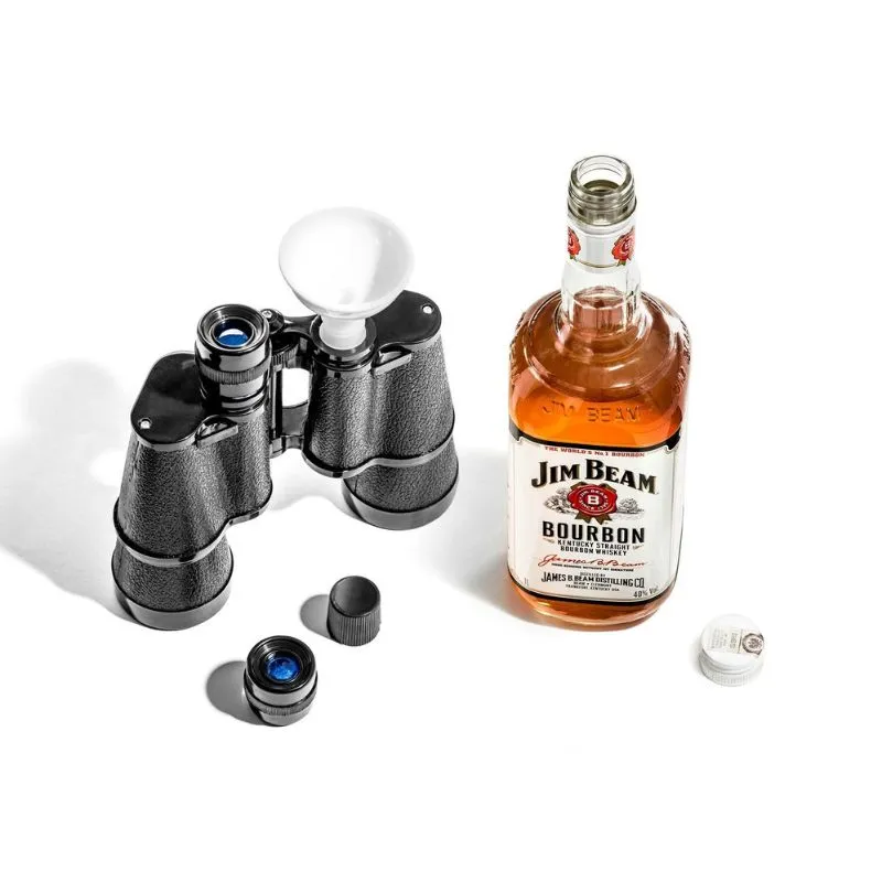 Plosca amuzanta binoclu pentru degustari discrete [2]