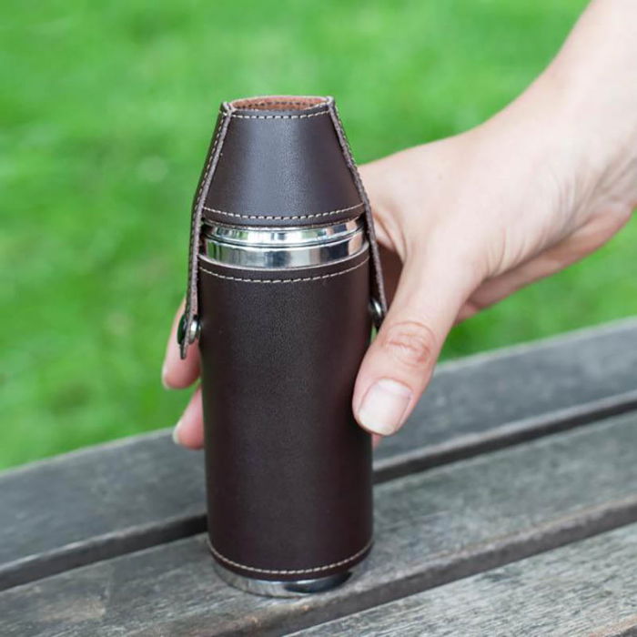 Plosca outdoor cu doua pahare shot [1]