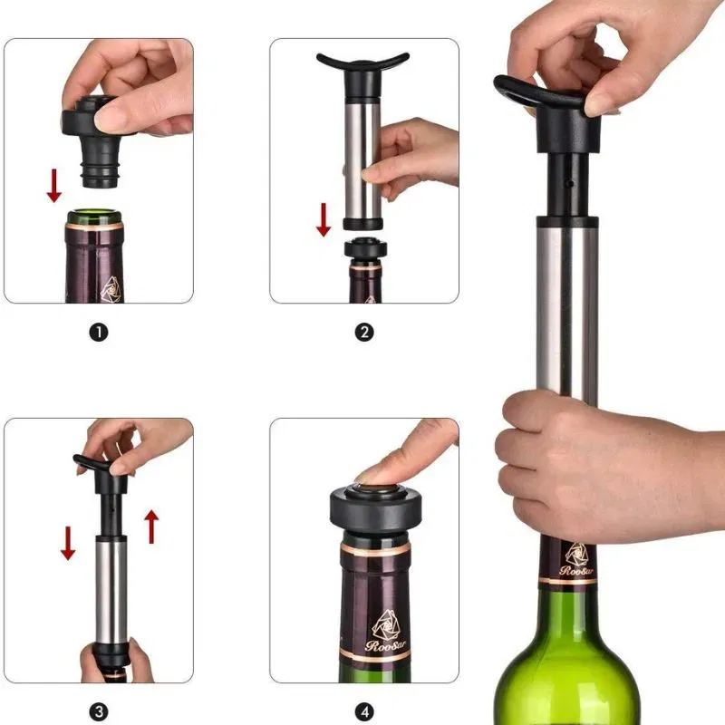 Pompa vidare Vin cu 2 dopuri [5]