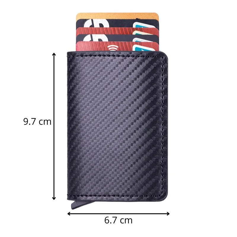 Portofel Antifrauda Compact Carbon [7]